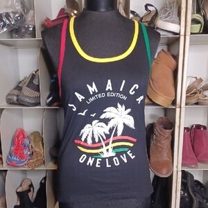 Jamaica Limited Edition Women's Black Tank Top